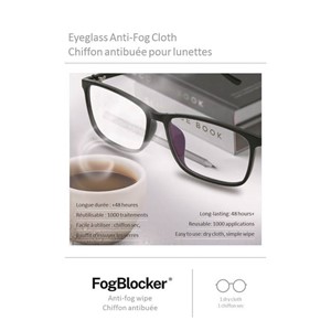 Nerdwax FogBlock | Anti Fog Lens Wipes | Keeps Glasses from Fogging | 3 Pack